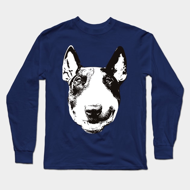 English Bull Terrier - Bully Christmas Gifts Long Sleeve T-Shirt by DoggyStyles